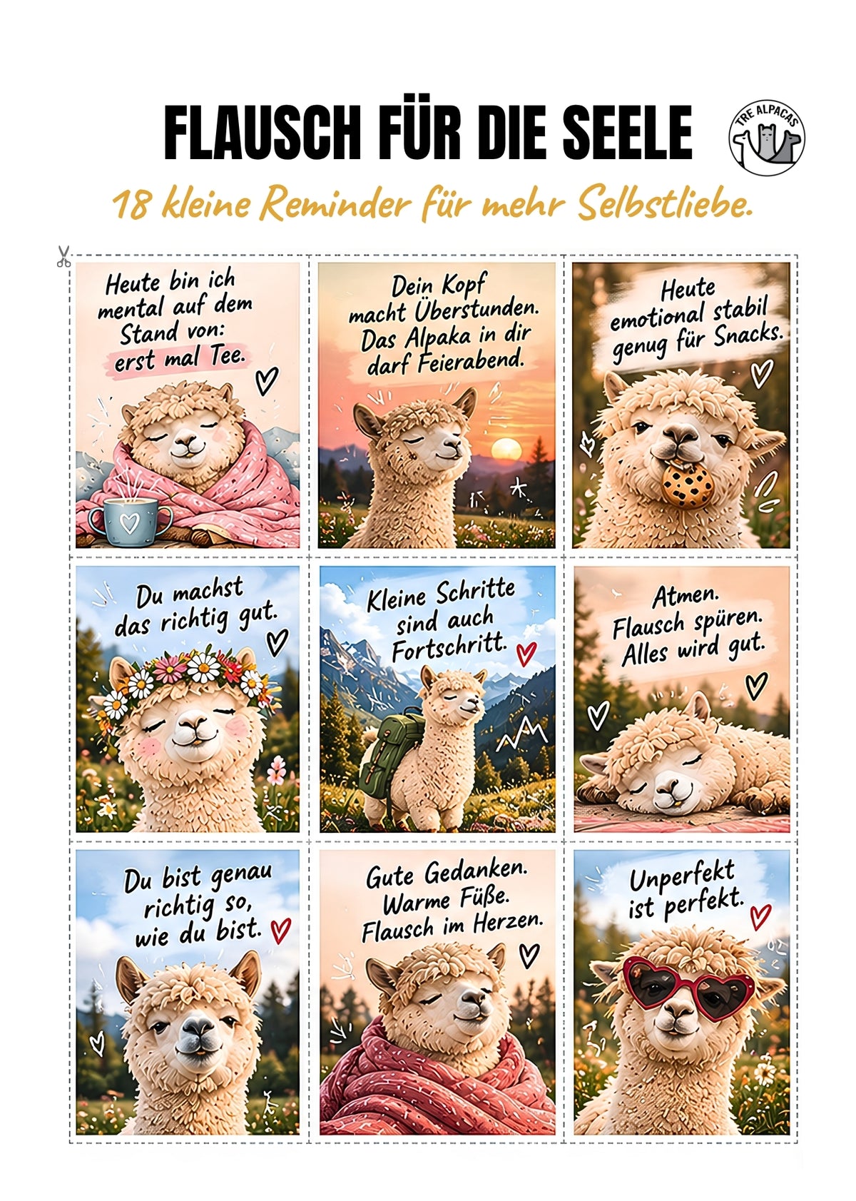 Alpaka Kalender 2027 – Monatskalender mit unserer Herde aus Unterfranken