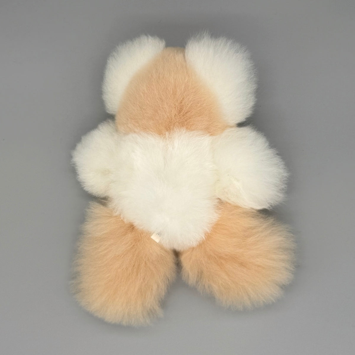 Alpaka Kuscheltier Teddybär aus Baby-Alpakafell – 22 cm