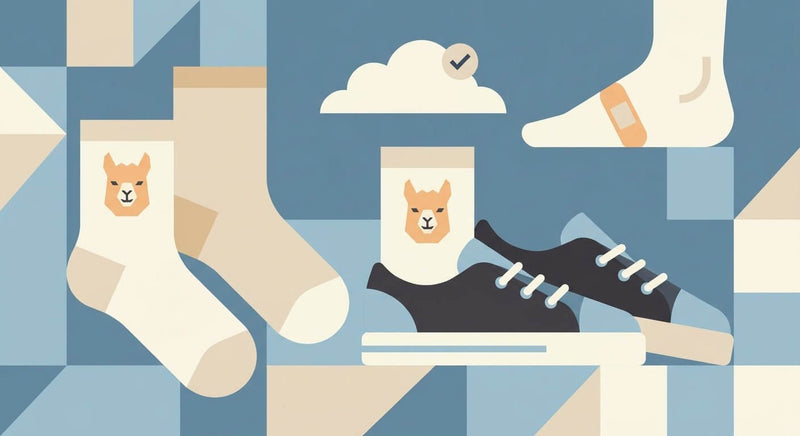 Alpaka-Slipper-Socken für Sneaker: Unsichtbar und blasenfrei