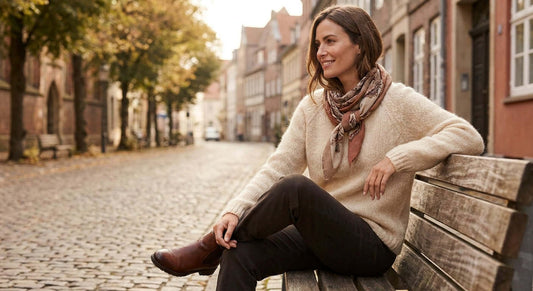 So kombinierst du einen Alpaka-Pullover richtig