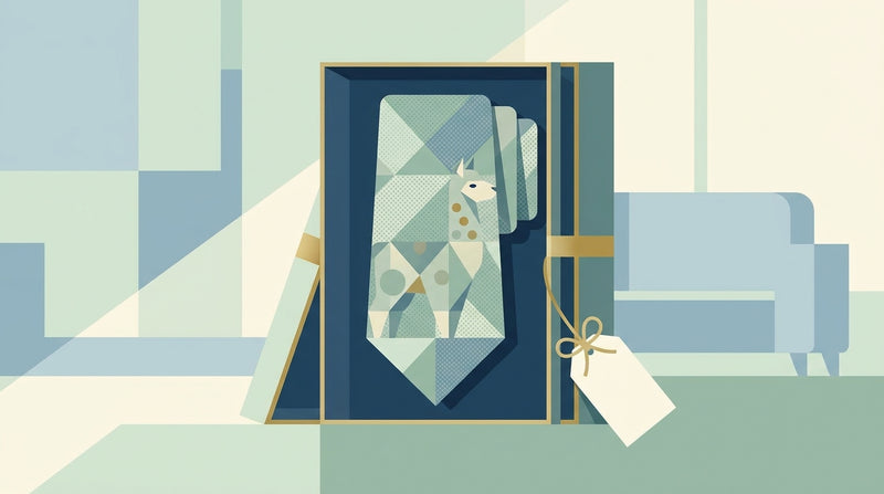 Alpaka-Krawatte aus Alpakawolle als edles Geschenk