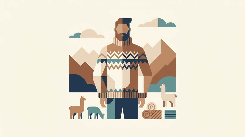 Alpaka-Pullover für Herren: Klassisch warm