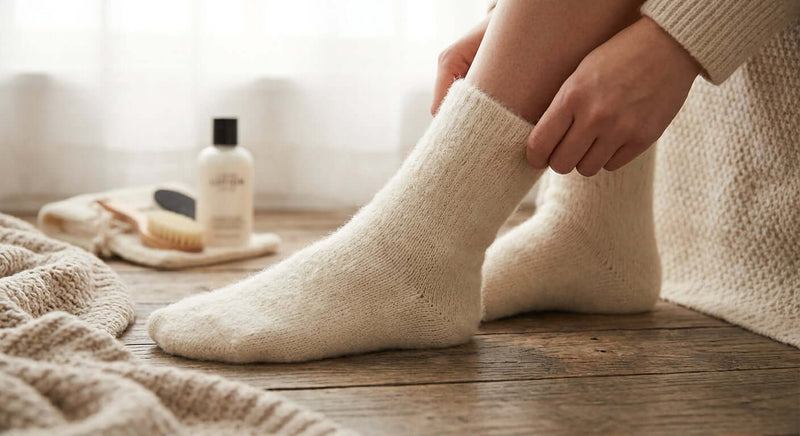 Alpakasocken für Diabetiker: Worauf es ankommt
