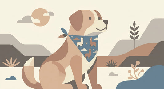 Alpaka-Bandana für Hunde: Weich und niedlich