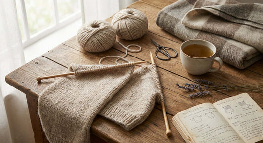 Wie du einen Alpaka-Schal selbst strickst: Anleitung für Einsteiger