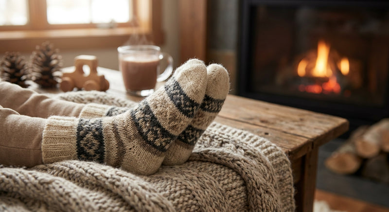 Alpaka-Socken für Kinder: Warme Füße im Winter