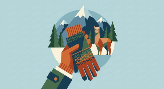 Alpaka-Handschuhe für Herren: Robust im Winter