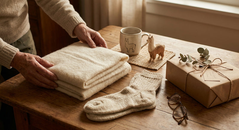 Alpaka-Geschenke für Oma und Opa