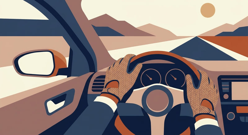 Alpaka-Handschuhe zum Autofahren: Griffig und warm