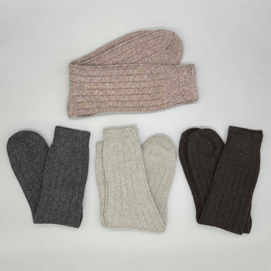 Alpaka Stricksocken – 92 % Alpakawolle, mitteldick
