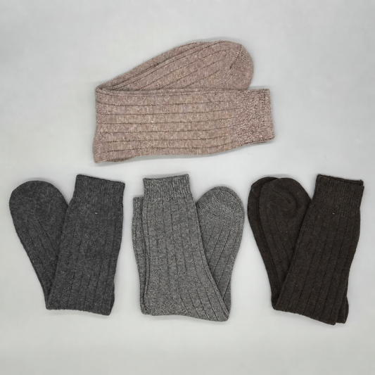 Alpaka Socken – 92 % Alpakawolle, mitteldick