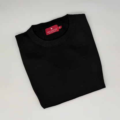 Klassischer Rundhals Pullover aus 100 % Baby-Alpaka