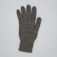 Graue Baby-Alpaka Handschuhe für Damen und Herren