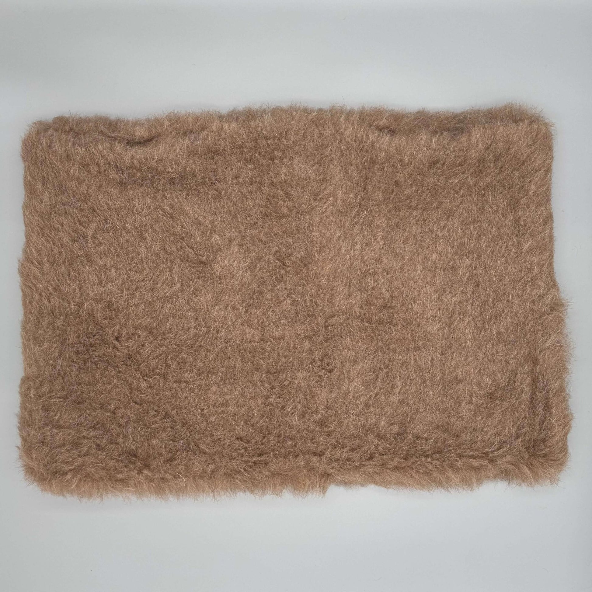 Alpaka Kissenbezug 40x60 cm aus Alpakawolle in Braun für Sofa & Bett