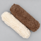 Alpaka Nackenrolle 12×45 cm aus Alpakaflor in Braun und Weiß