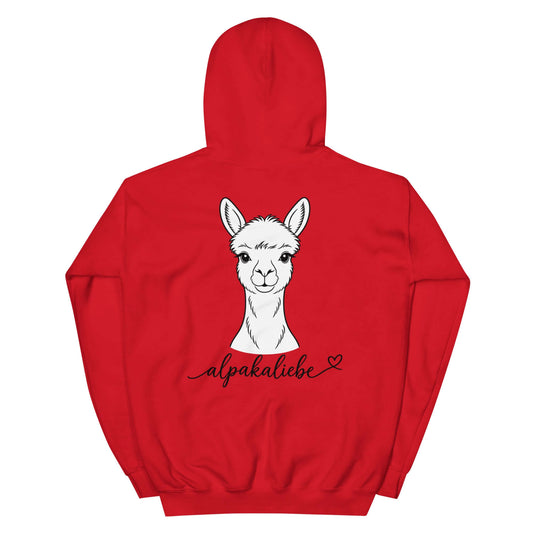 Alpaka Hoodie mit Franzl Motiv und Alpakaliebe Schriftzug
