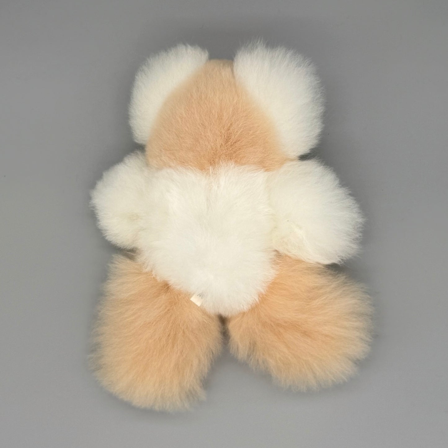 Alpaka Kuscheltier Teddybär aus Baby-Alpakafell – 22 cm