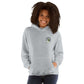 Frau trägt einen Statement Hoodie mit Alpaka Motiv, ideal für mentale Gesundheit. Perfekt als mental health hoodie.