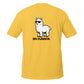 Lustiges Alpaka T-Shirt „Oh Flausch" mit einem süßen Alpaka-Motiv auf der Rückseite.